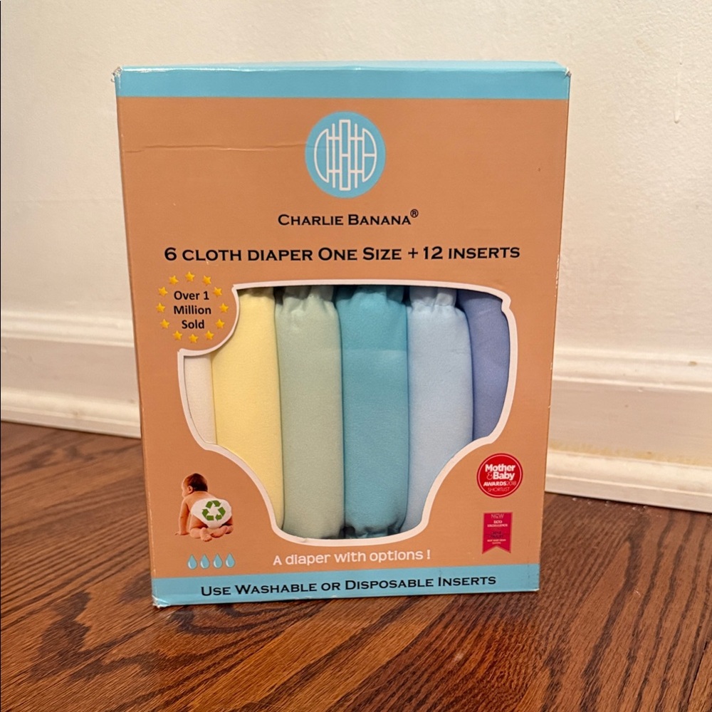 Charlie Banana Multi-Color Cloth Diaper Pack - New in Box